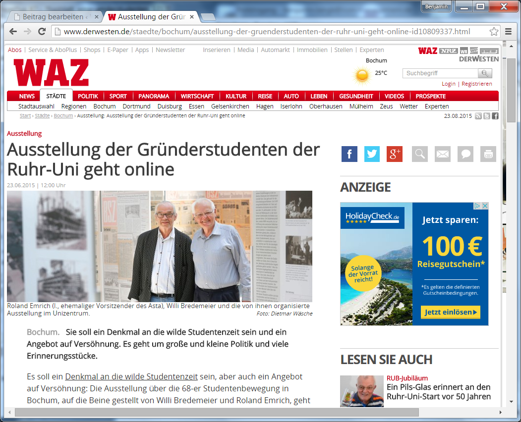 Pressekritik: WAZ.de